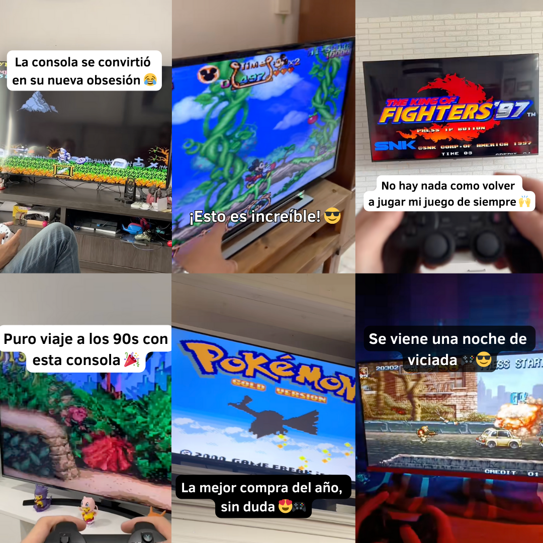 ArcadiaBox™ con los juegos de tu infancia